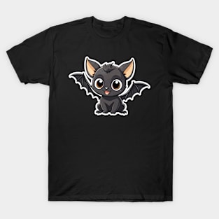 Bat Cute Illustration T-Shirt